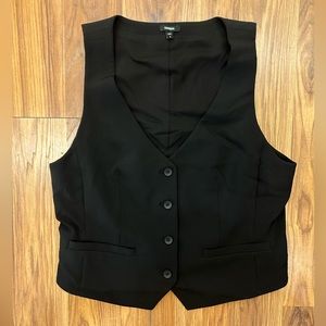 Black trendy women’s vest